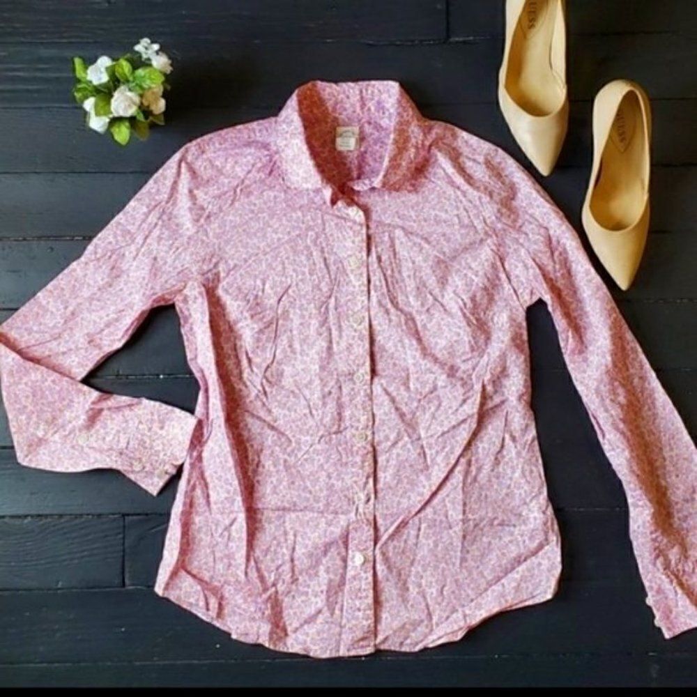 J.crew 100% Cotton Floral Shirt